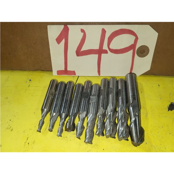 Lot of assorted HSS End Mill