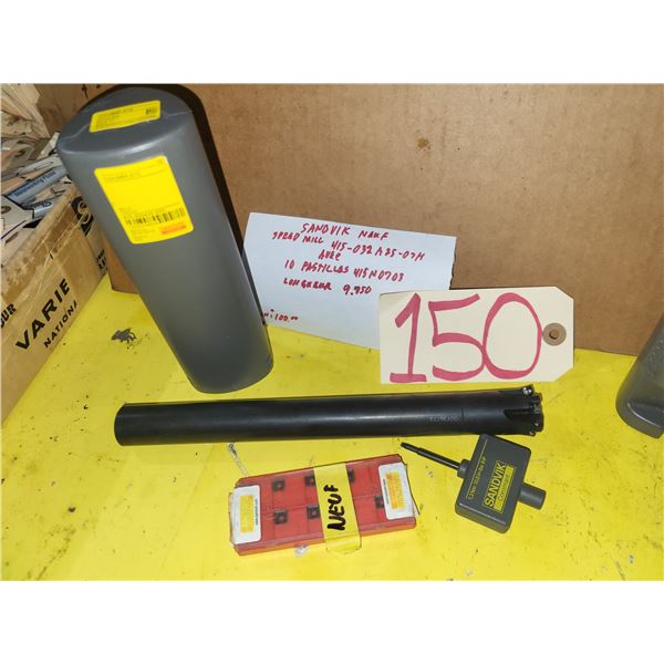 New SandVik Speed Mill 415-032 A25-07H with Inserts(10)