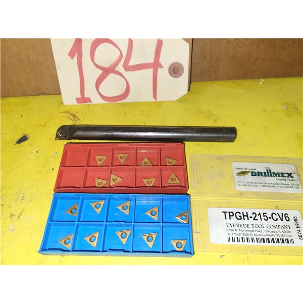 Mitsubishi Boring Bar S-STUCR082 with New Inserts(18) TPGH 215 / TDEX 204