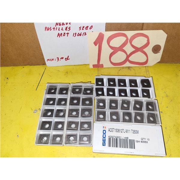 New SECO Insert ACET 150612 TR