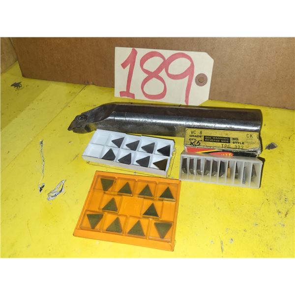 Boring Bar with Inserts( 28) TPG 322 / TPUN 10603...