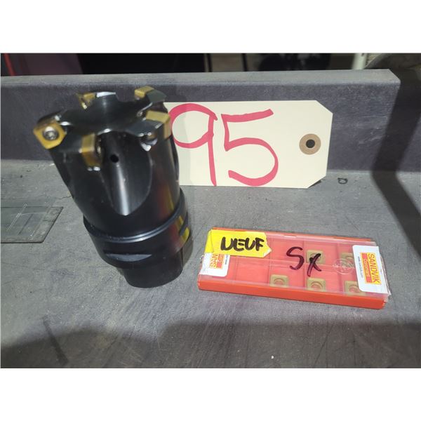 SandVik Capto C-5 Feed Mill R210-054C5 with Inserts(5)