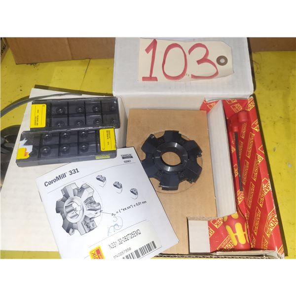 New SandVik COROMILL N331.32 with Inserts(20) 10mm dia.