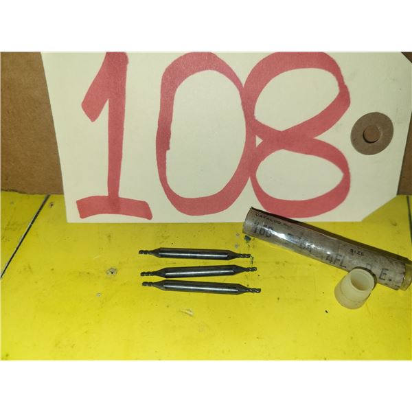 Lot(3) of Solid Carbide Double End Mill 3/64" 4fl. (never used)
