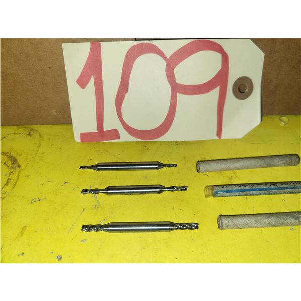 Lot(3) of Solid Carbide Double End Mill 5/64" - 7/64" - 1/8" (never used)