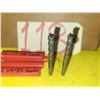 Image 1 : Set(2) of Solid Carbide End Mill 1/4" 3fl. Regrinded Tip