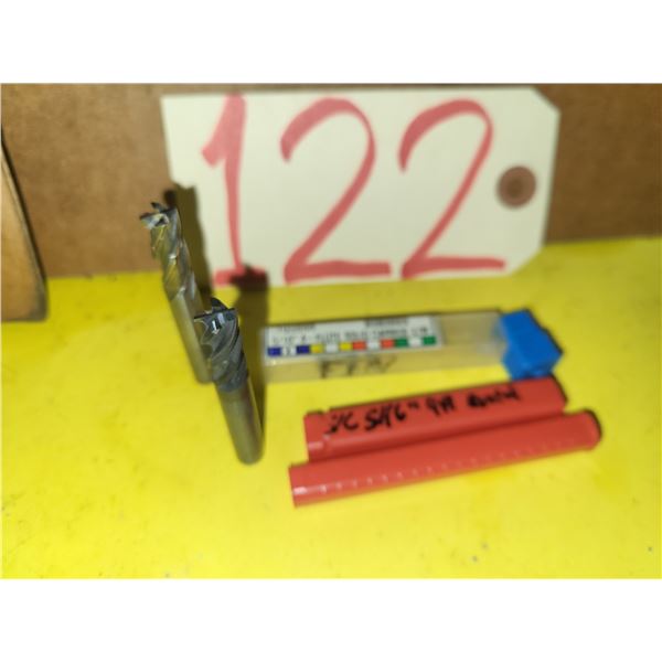 Set(2) of Solid Carbide End Mill 5/16" 4fl.