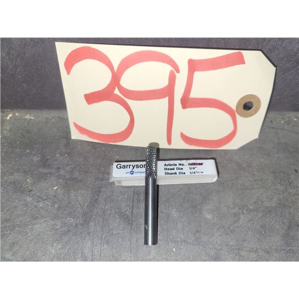GARRYSON Carbide Burr shank 1/4" for hard steel / Stainless