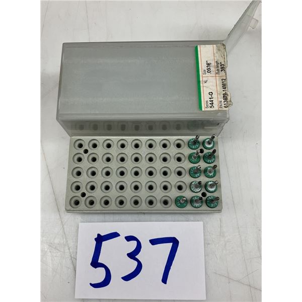 Lot (11) End mils 3/32