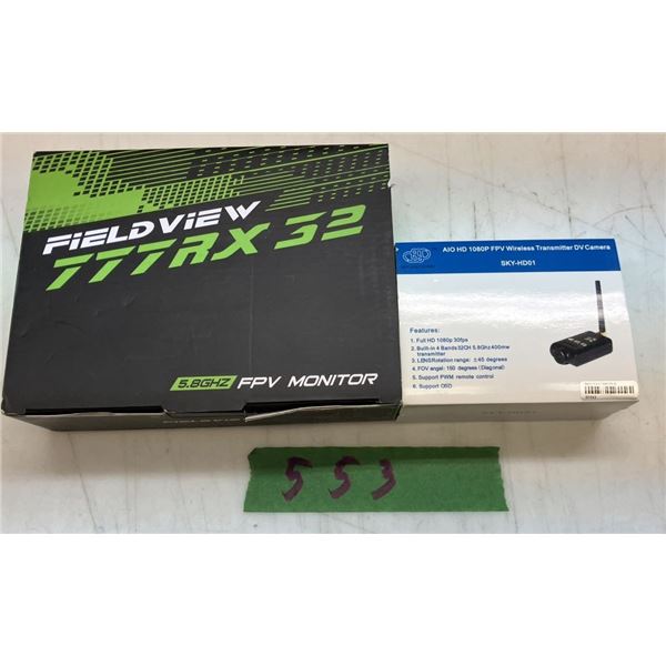 Transmitter 5.8mhZ avec Ecran récepteur