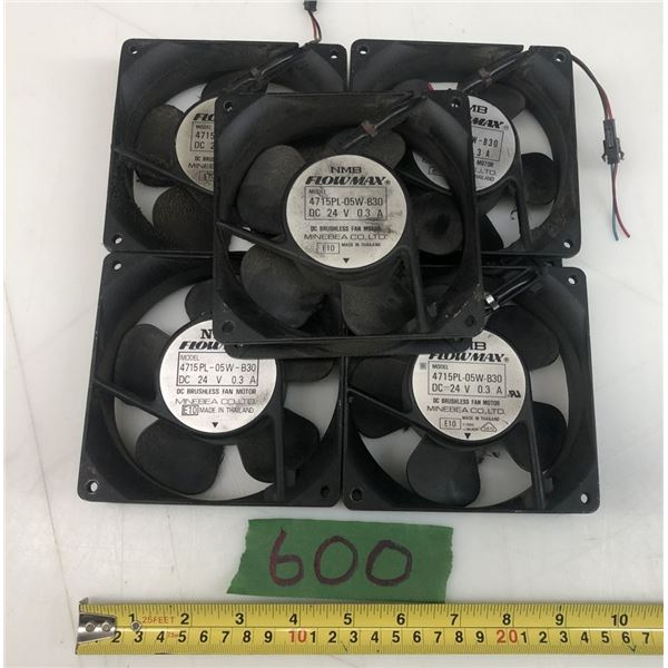 Lot (5) Fan