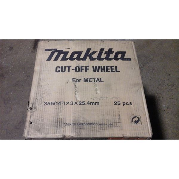 25 Cut off wheel Makita 14" × 1/8" ×1"