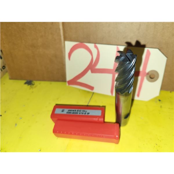 New Minicut Solid Carbide End Mill 9/16" 5fl.