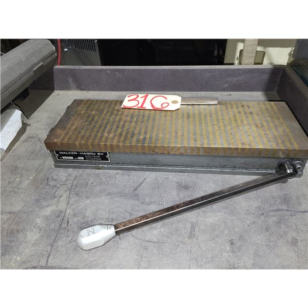 Walker-Hagou BV #8347 Model 20 Magnetic Chuck 6" x 18" (Tested)