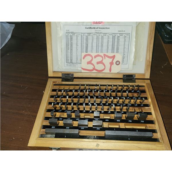 Incomplet Box of Gage Block .050" - 4"