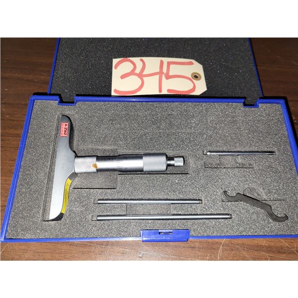Depth Gage Micrometer 0-4"