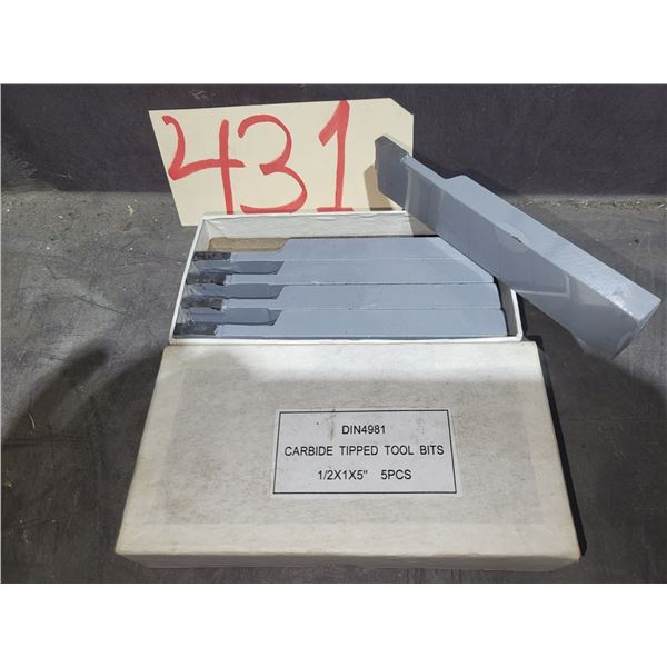 Lot(5) of Carbide Tip Tool Bit Part Off CTR11 C2