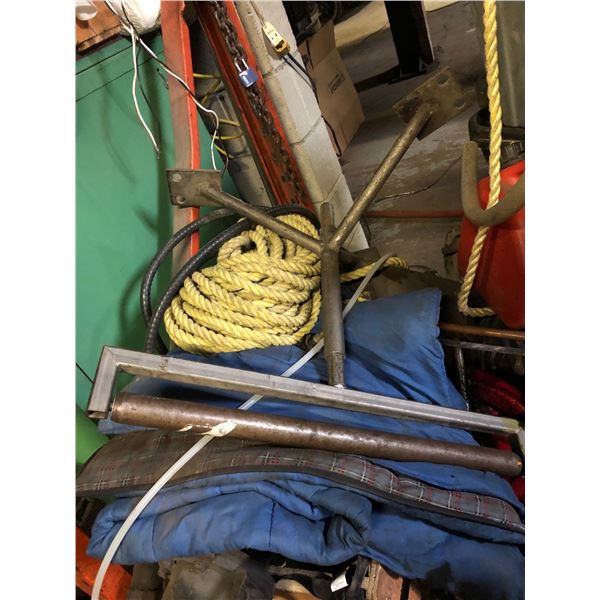 Roller stand for 7 x 12 bandsaw