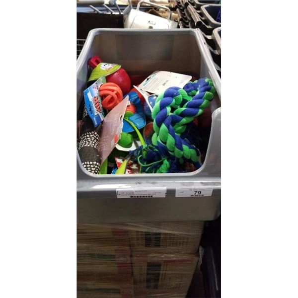 NEW LITTER BOX OF NEW PET ACCESSORIES AND TOYS