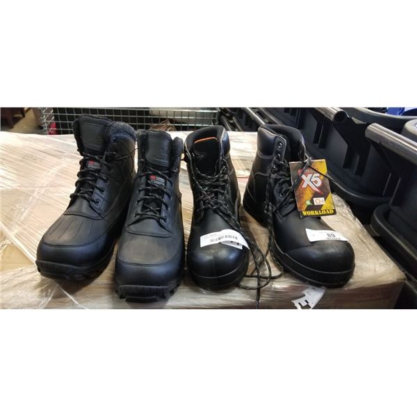 2 NEW PAIRS MENS  SIZE 13 WINTER BOOTS