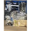 Image 5 : HUGE BOX OF NEW AND USED BIKE PARTS INCLUDING SPROKCETS, BRAKES, KICKSTANDS, QUICK RELEASES, CRANK P