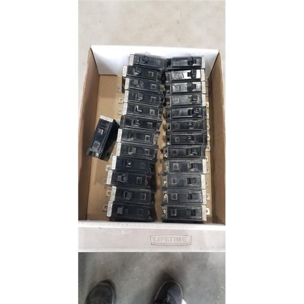 25 BREAKER SWITCHES