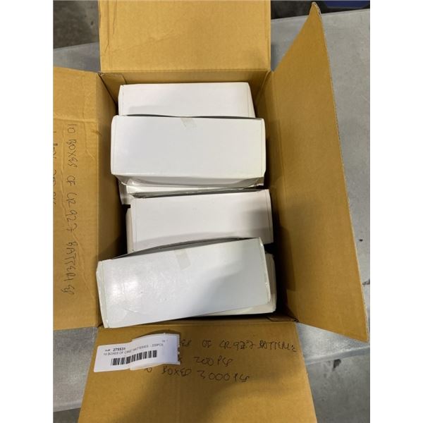10 BOXES OF CR927 BATTERIES  - 200PCS PER BOX, 2000PCS TOTAL