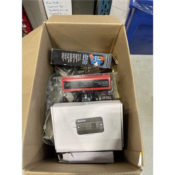 ASSORTED ELECTRICAL AND AMAZON OVERSTOCK ITEMS