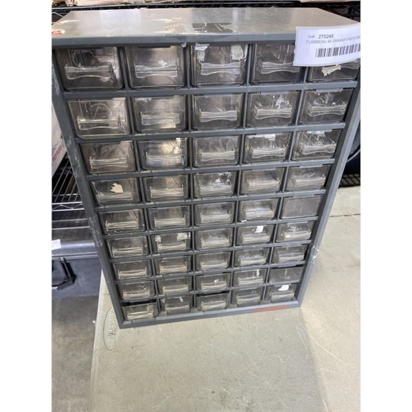 FLAMBEAU 45 DRAWER PARTS ORGANIZER
