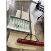 Image 1 : SNOW SHOVEL W/ METAL EDGE AND SHOP BROOM