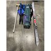 Image 1 : ROSIGNAL SKIS, CURLING BROOM, CAMP CHAIR, AND GOLF BAG