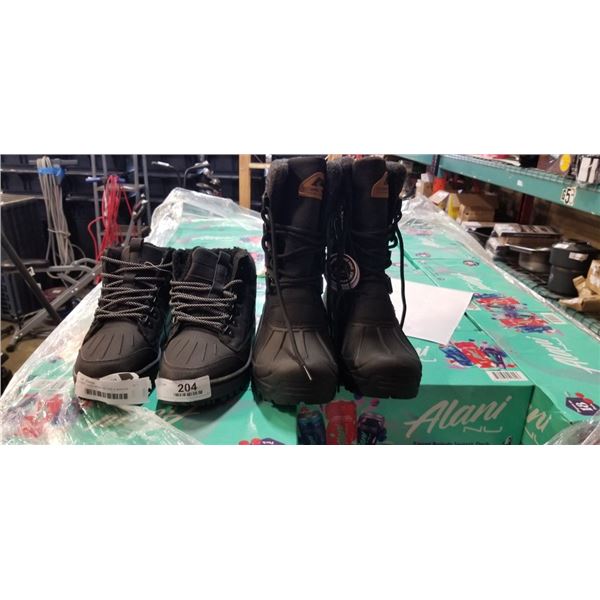 2 NEW PAIRS MENS 3M SIZE 8 WINTER BOOTS