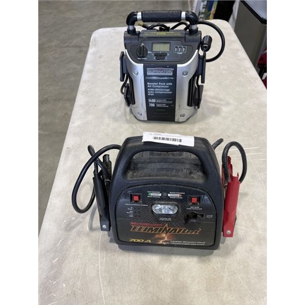 2 MOTOMASTER ELIMINATOR POWER PACKS