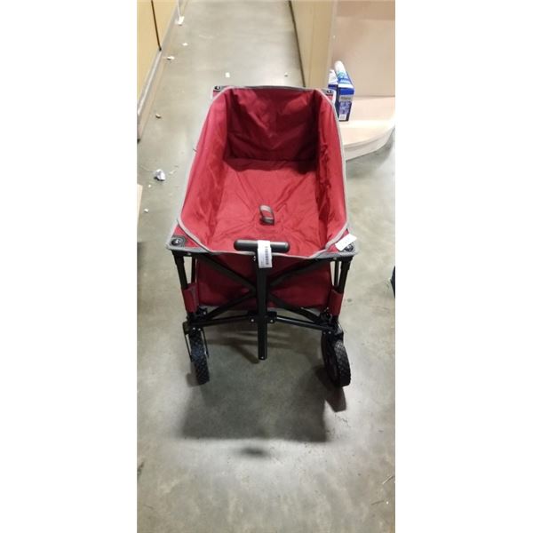 RED FOLDING WAGON