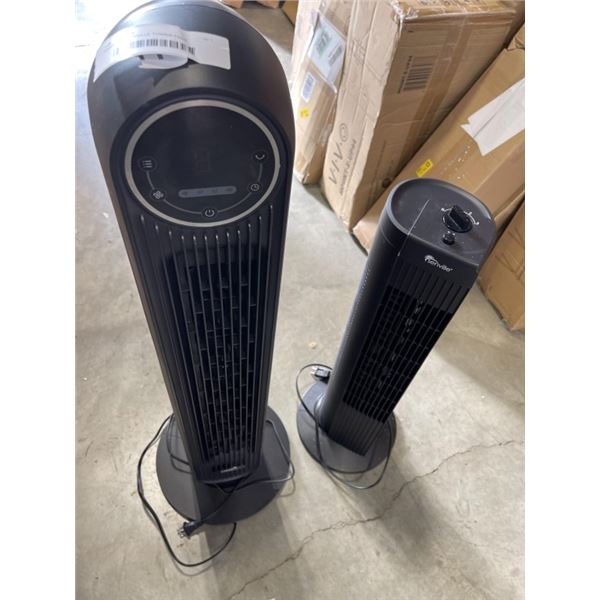 DREO AND SENVILLE TOWER FANS