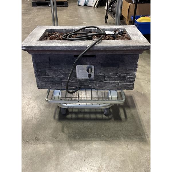 OUTDOOR PROPANE FIREPLACE