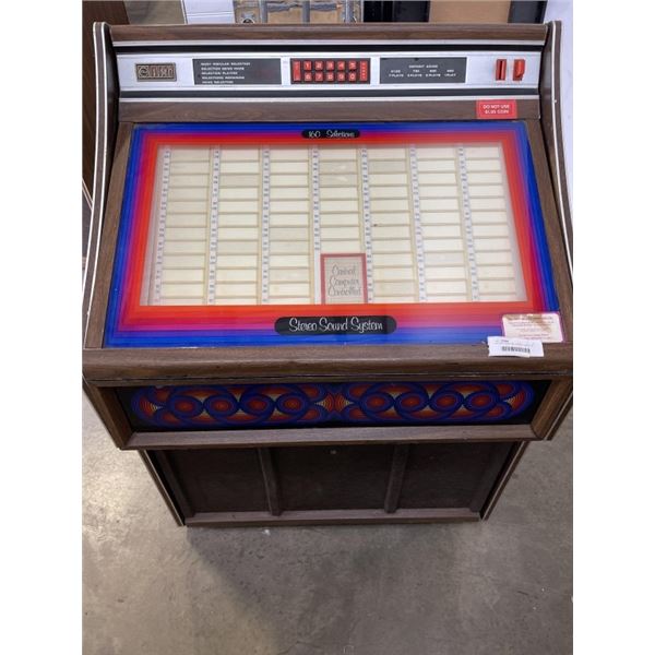 ANTIQUE ROWE AMI JUKEBOX, LIGHTS UP