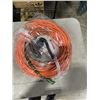 Image 2 : NEW 200FT ORANGE HEAVY DUTY INDOOR OUTDOOR LIGHTED 3 WIRE EXTENSION CORD, 16AWG