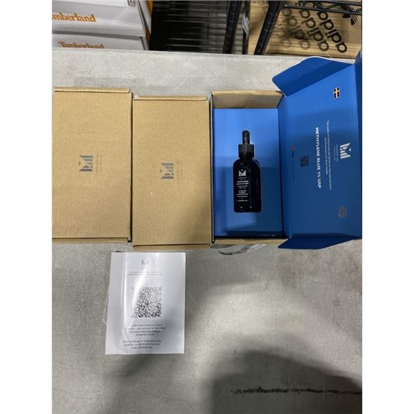 3 NEW DROPPERS OF METHYLENE BLUE 1% FOR BRAIN HEALTH