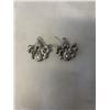 Image 2 : VINTAGE PAIR OF CRYSTAL RHINESTONES DANGLE EARRINGS