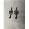 Image 1 : VINTAGE PAIR OF STERLING SILVER EARRING MARKED 925 ON EARRINGS