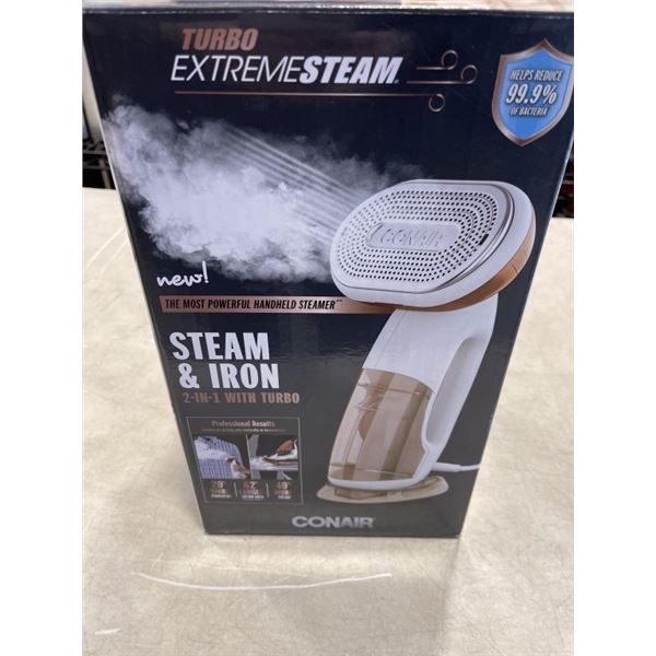 CONAIR 2 IN 1 STEAMER AND IRON