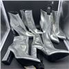 Image 1 : THREE PAIRS OF NEW SIZE 8 MADDEN NYC HIGH HEEL BOOTS RETAIL $180