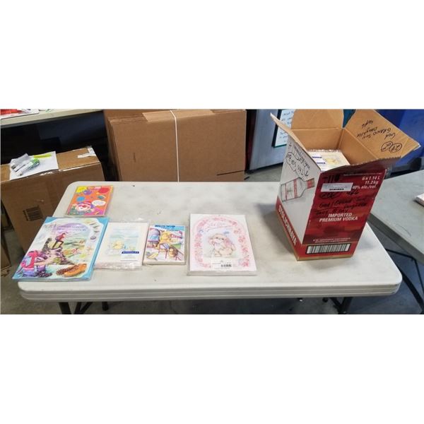 CASE OF BIRTHDAY GREETING CARDS, SOME VINTAGE FROM ENGLAND