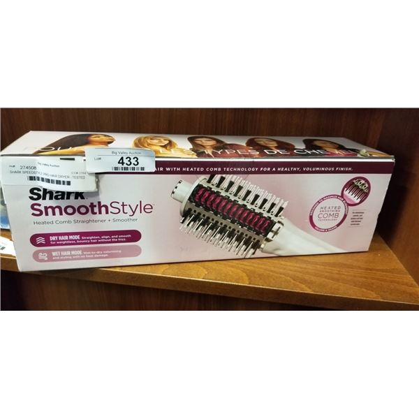 SHARK SPEEDSTYLE PRO HAIR DRYER - TESTED WORKING, RETAIL $279