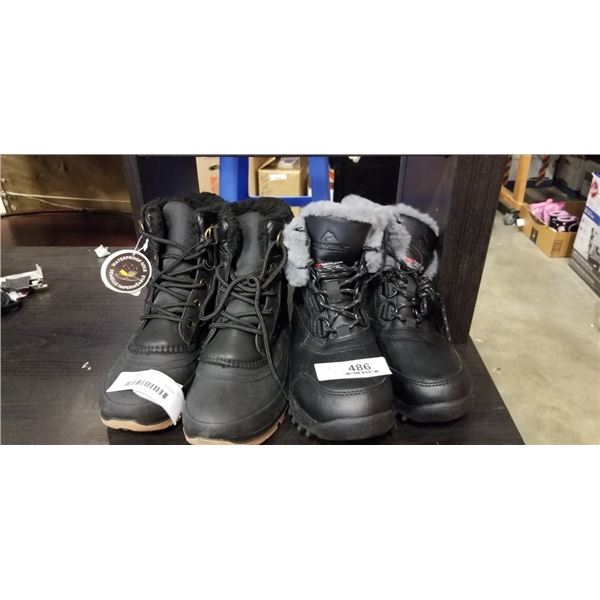 2 NEW PAIRS LADIES 3M SIZE 6 WINTER BOOTS