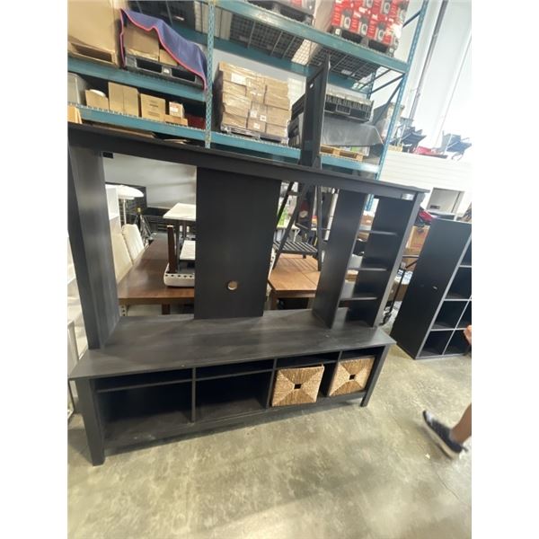 IKEA MEDIA CABINET WITH STORAGE BASKETS