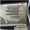 Image 4 : NEW 6PCS PROFESSIONAL KITCHEN KNIFE SET - HEAVY-DUTY 420 STAINLESS STEEL BLADES