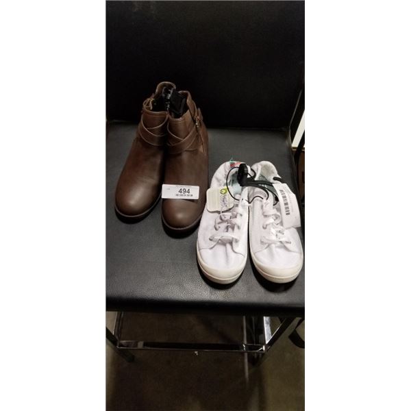 2 NEW PAIRS LADIES SIZE 7 SHOES