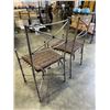 Image 4 : 2 DECORATIVE METAL ACCENT CHAIRS